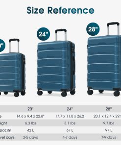 20 Inch Hardshell ABS Carry on Luggage