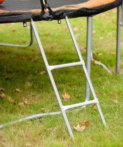 14FT Trampoline with Basketball Hoop Inflator and Ladder