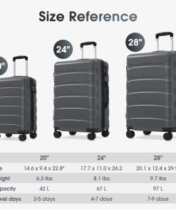 20 Inch Hardshell ABS Carry on Luggage