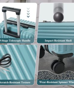 Durable Hardshell 3-Piece Luggage Set