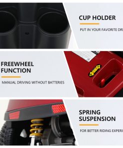 Outdoor Compact Mobility Scooter With Windshield