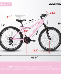 ECARPAT A24208D Mountain Bike 24/26 Inch