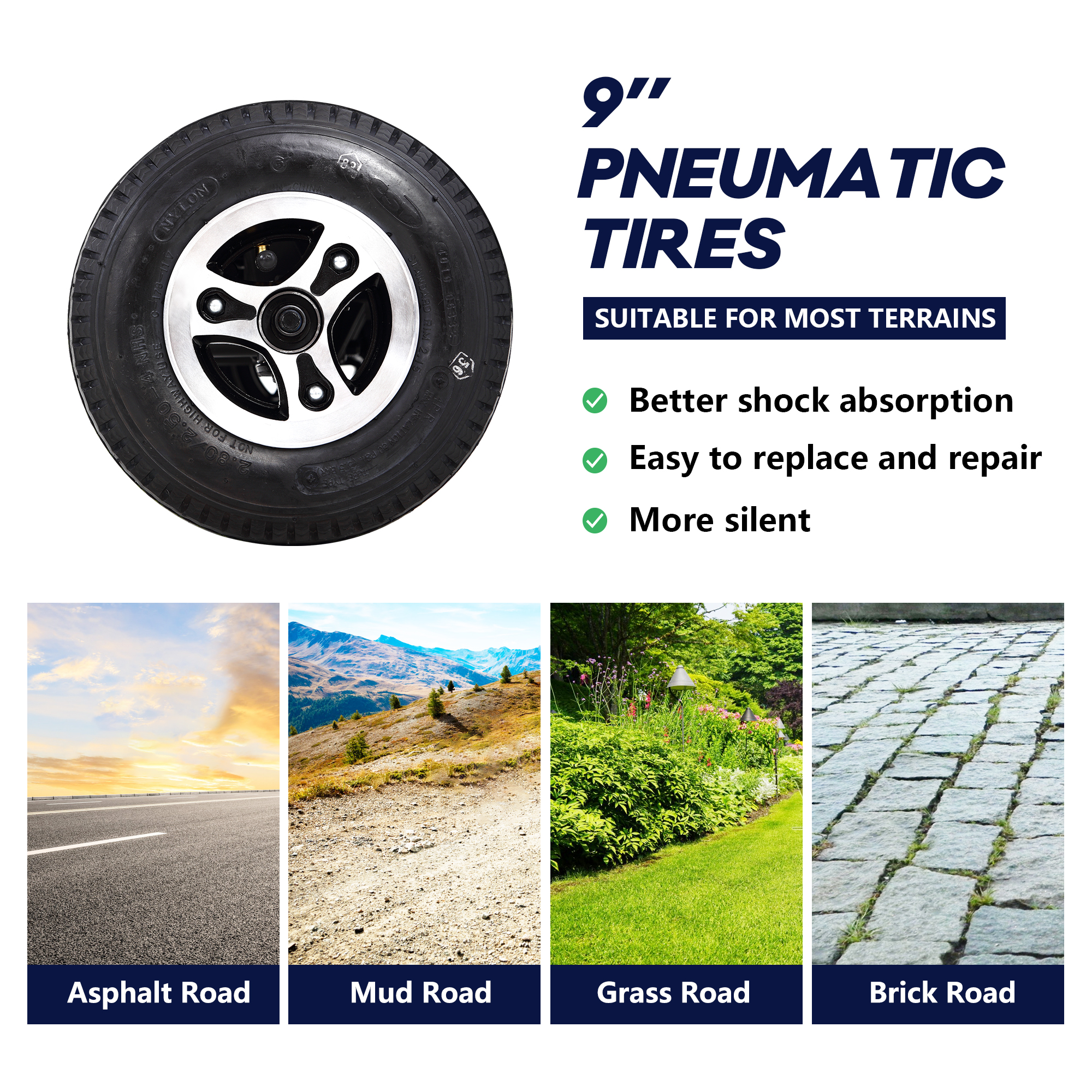 Outdoor Compact Mobility Scooter With Windshield