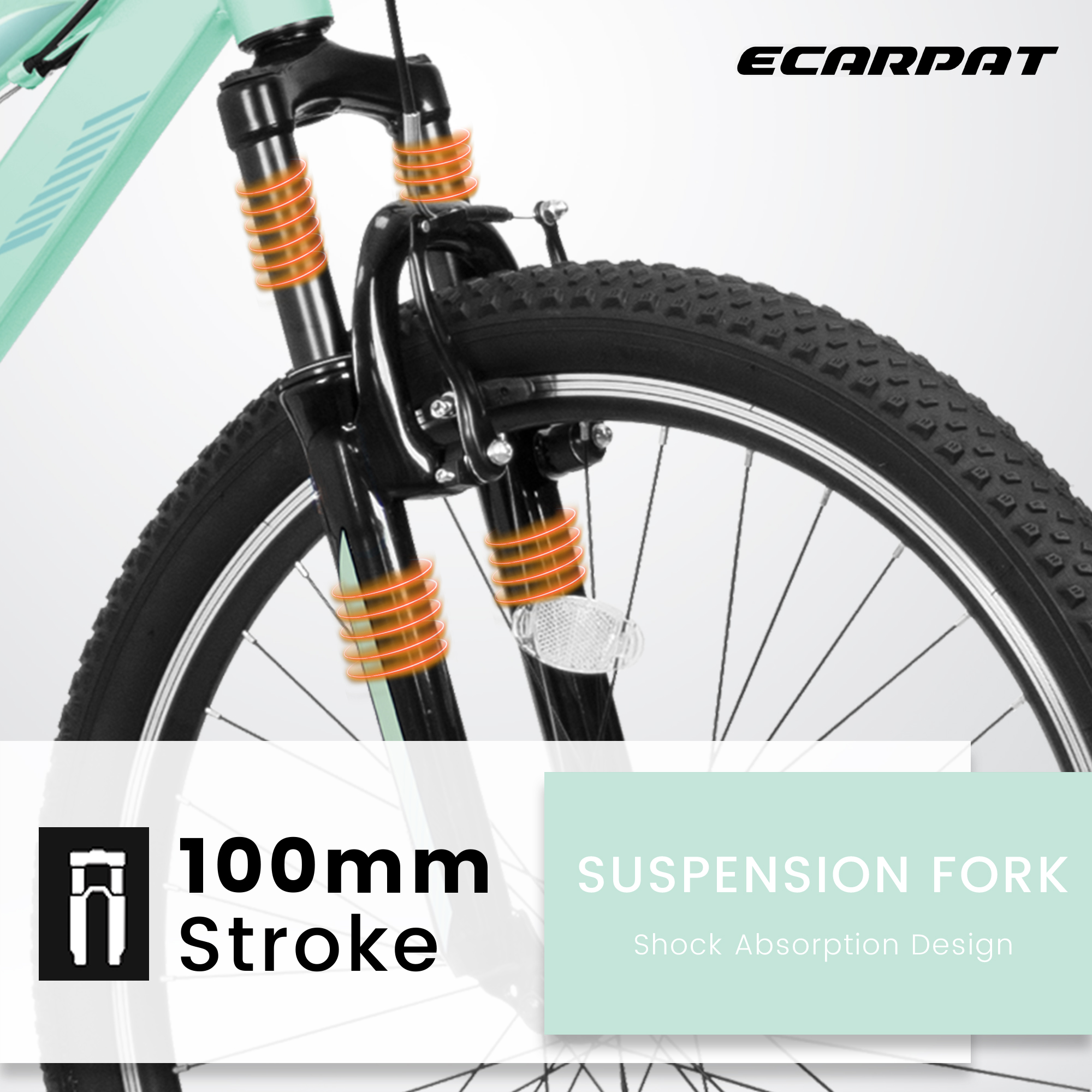 ECARPAT A26208D Mountain Bike 24/26 Inch