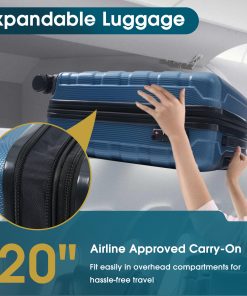 20 Inch Hardshell ABS Carry on Luggage