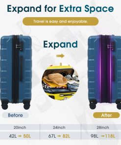 28 Inch Hardshell ABS Checked Luggage
