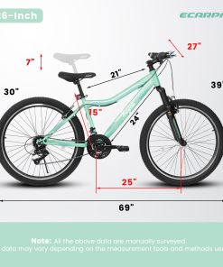 ECARPAT A26208D Mountain Bike 24/26 Inch