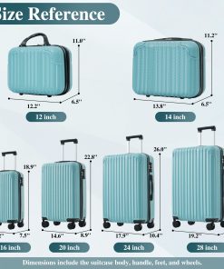 Durable Hardshell 3-Piece Luggage Set