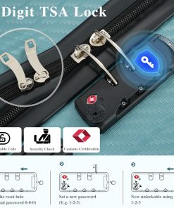 Durable Hardshell 3-Piece Luggage Set