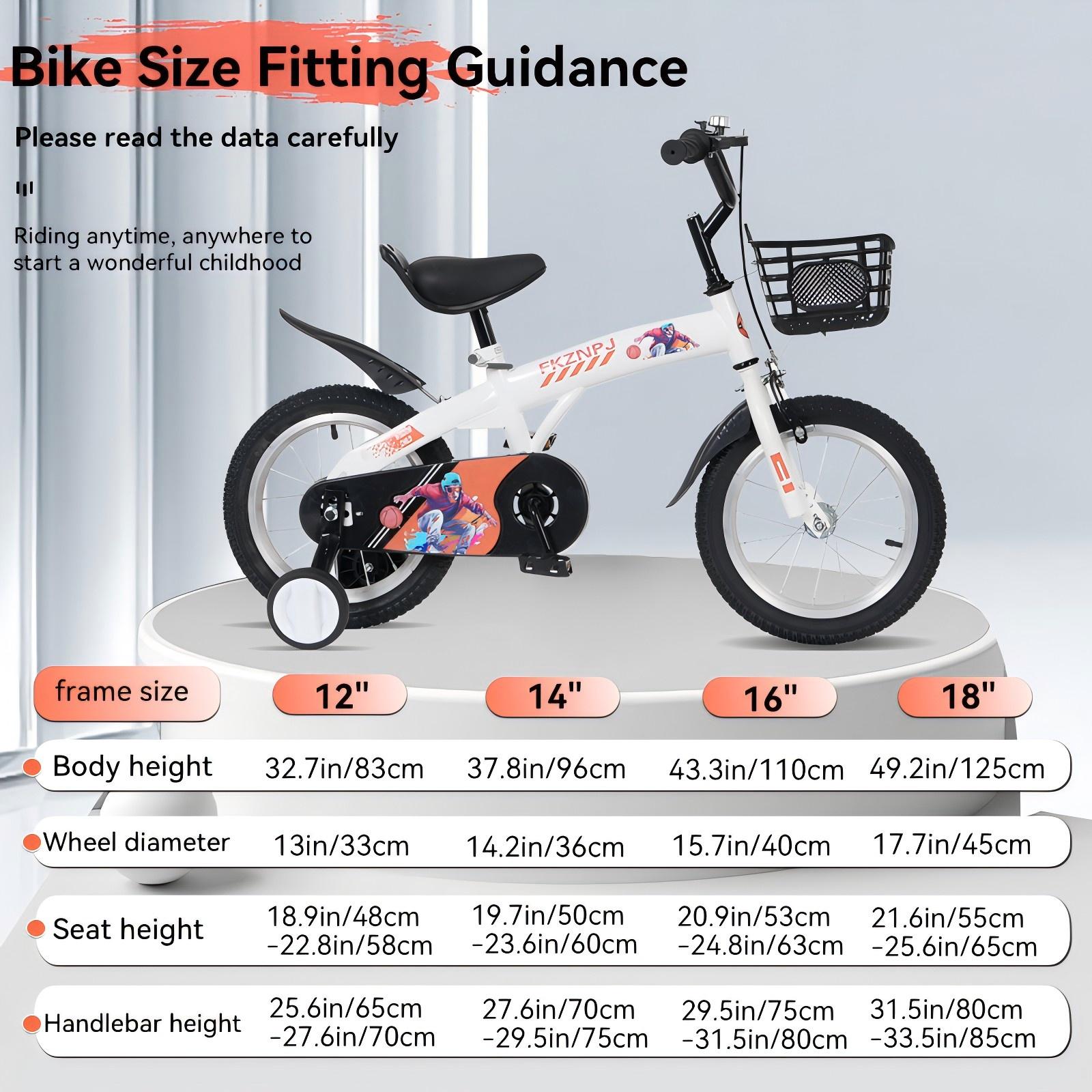 FKZNPJ 18 Inch Sporty Kids Bike