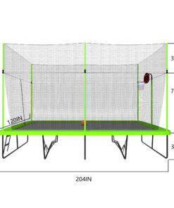 10*17FT Rectangule Trampoline