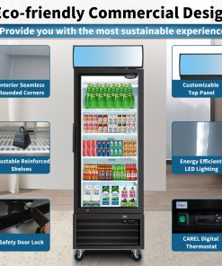 Orikool Glass Door Merchandiser Refrigerator