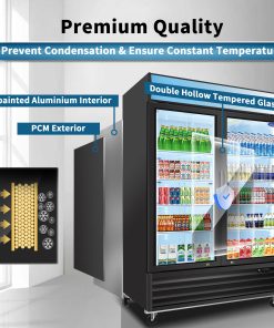 Orikool Swing Door Commercial Display Freezer