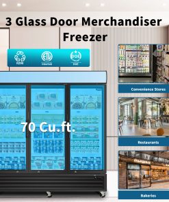 Orikool Commercial Reach-In Display Freezers