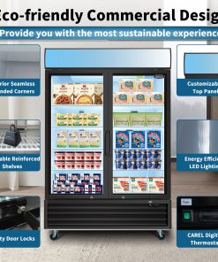 Orikool Glass Door Merchandiser Freezer