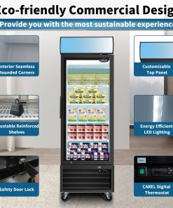 Orikool Glass Door Merchandiser Freezer