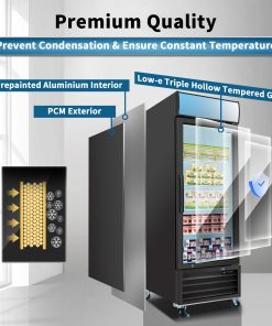 Orikool Glass Door Merchandiser Freezer