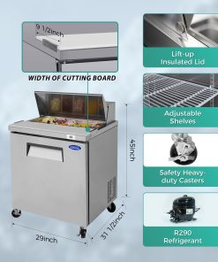 Orikool 29 IN Commercial Refrigerators