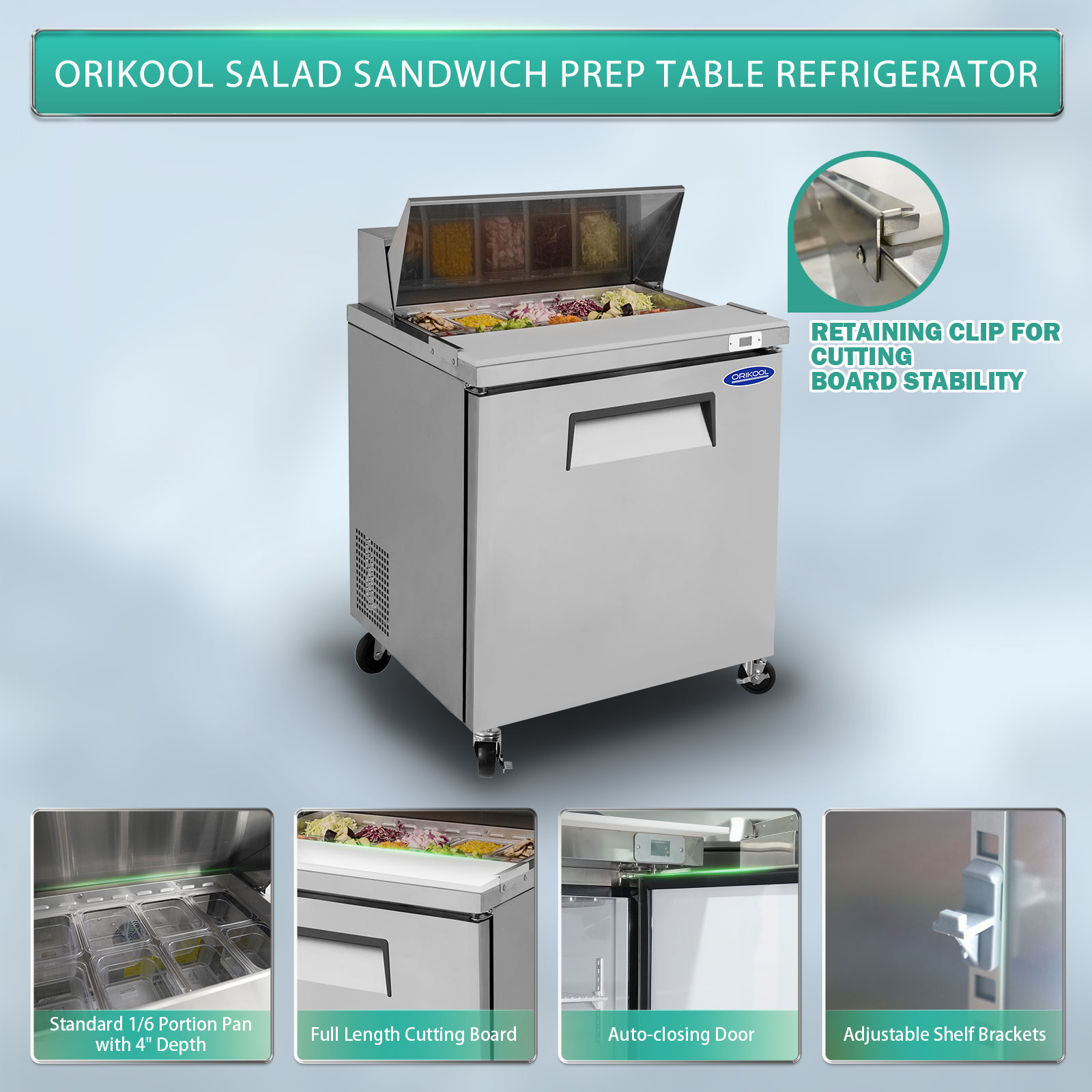 Orikool 29 IN Commercial Refrigerators