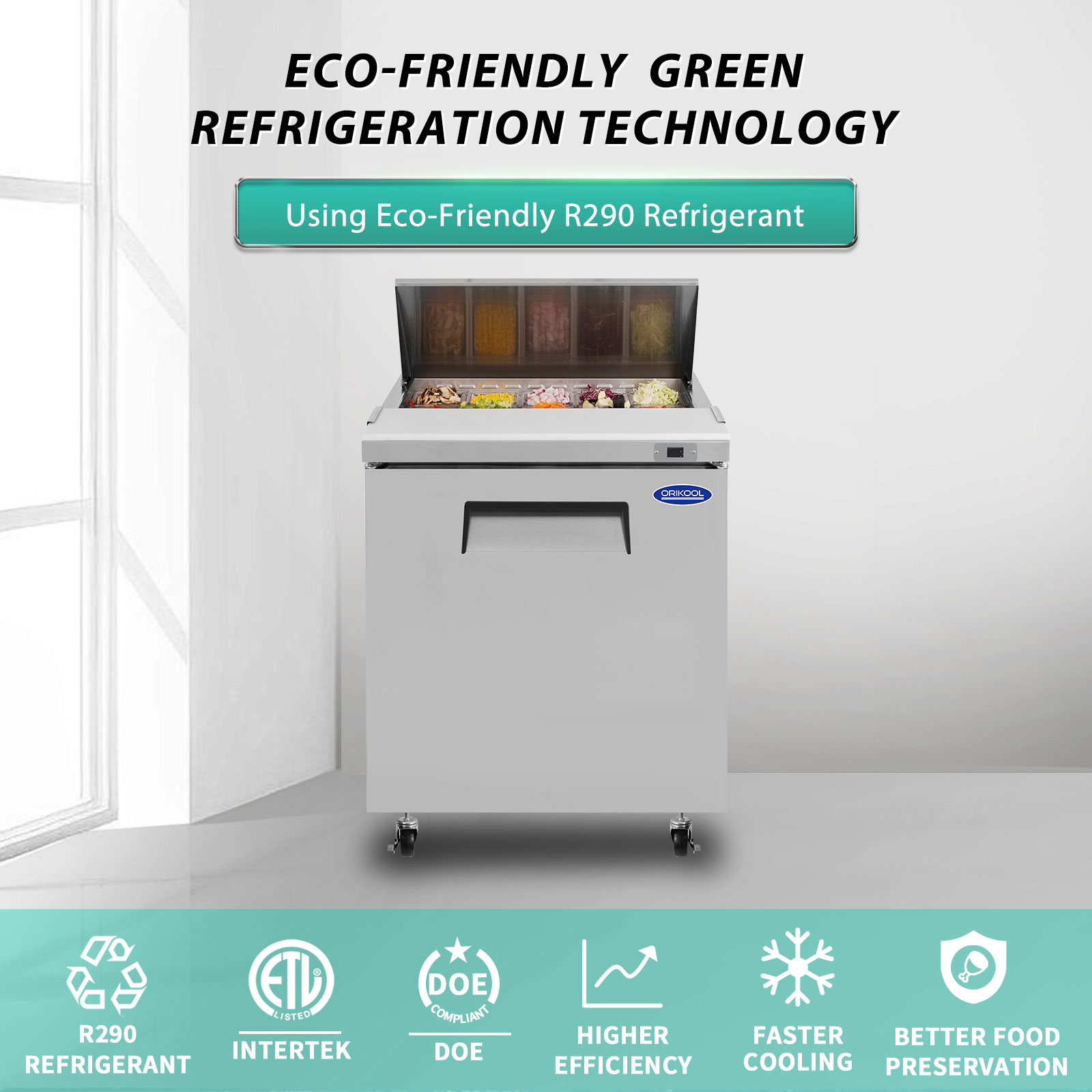 Orikool 29 IN Commercial Refrigerators