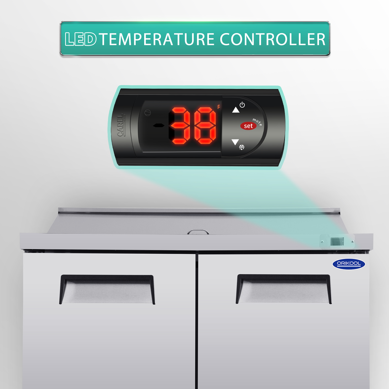 Orikool 48 IN Commercial Refrigerators