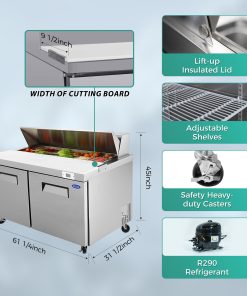 Orikool 60 In Commercial Refrigerators