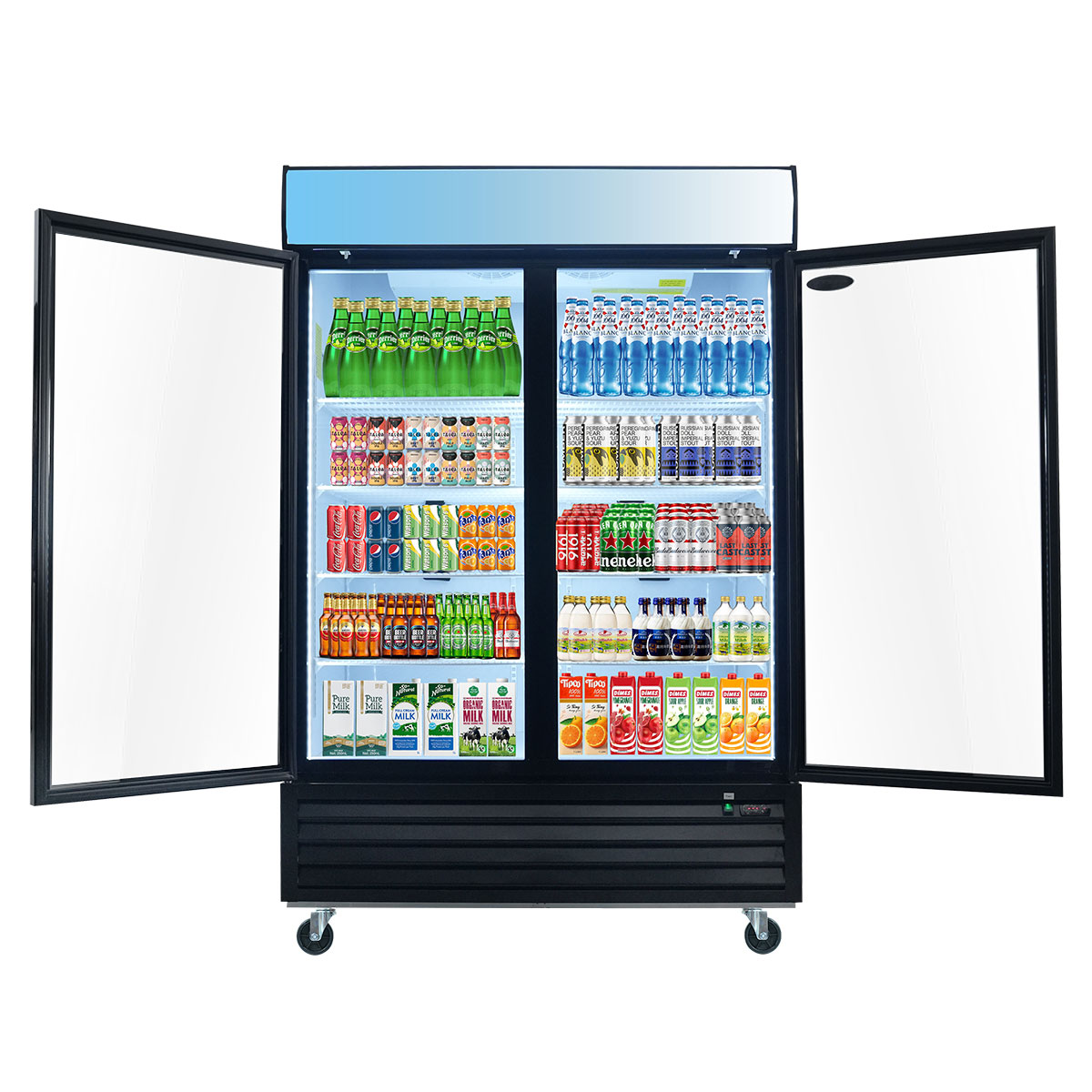 Orikool Swing Door Commercial Display Freezer