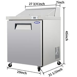 Orikool 29 IN Commercial Refrigerators