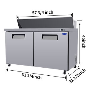 Orikool 60 In Commercial Refrigerators