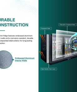 Orikool 53 Inch Beverage Refrigerators