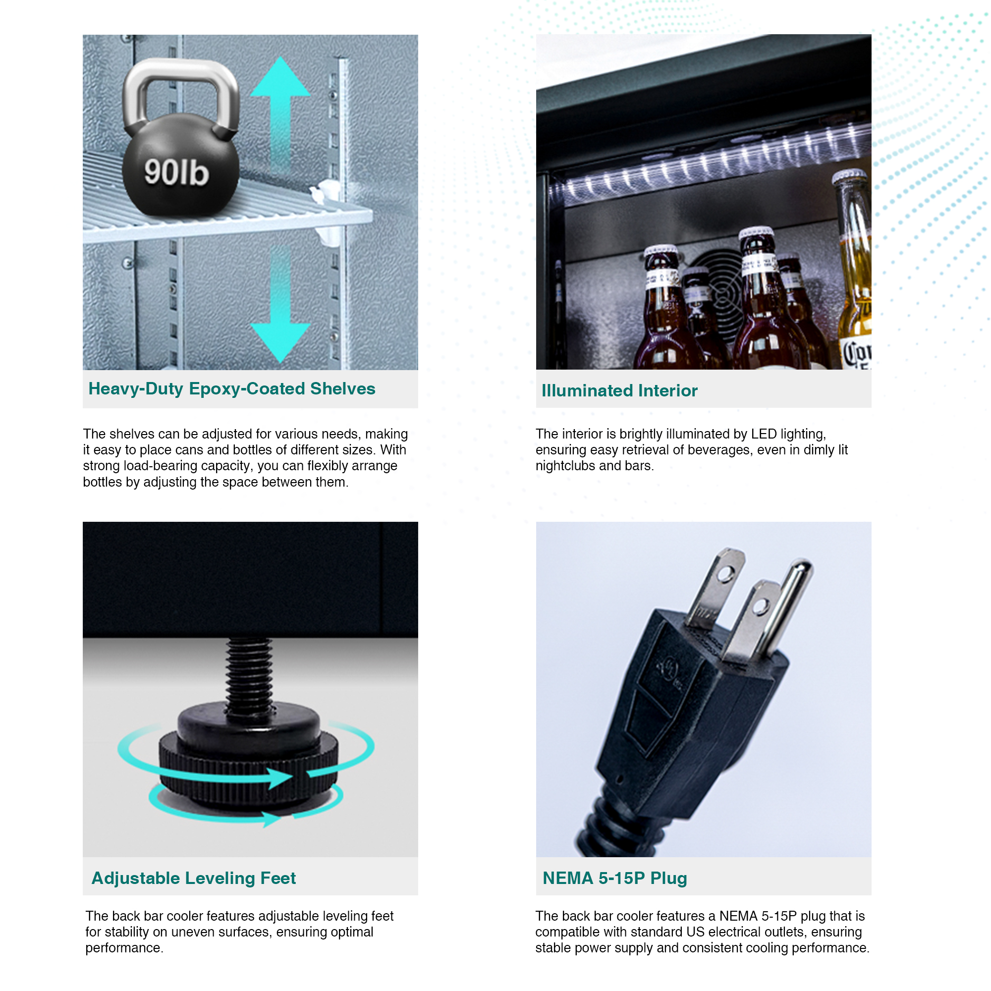 Orikool 53 Inch Beverage Refrigerators