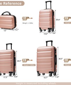 4 Piece of Hardshell ABS Luggage Set
