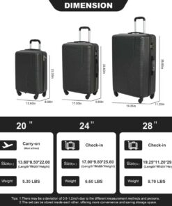 ABS 7-Piece Luggage Set