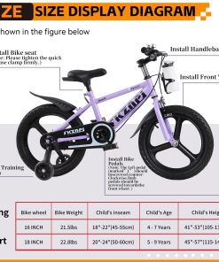 FKZNPJ 18 Inch Kids Bike