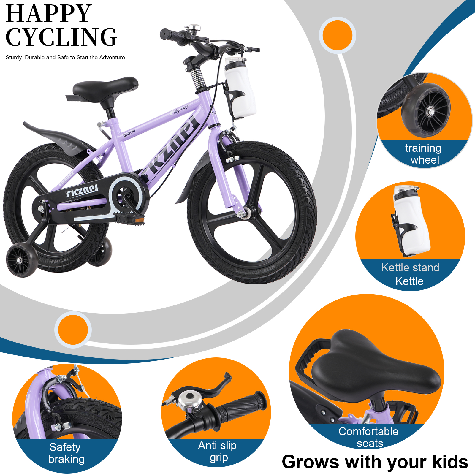 FKZNPJ 18 Inch Kids Bike