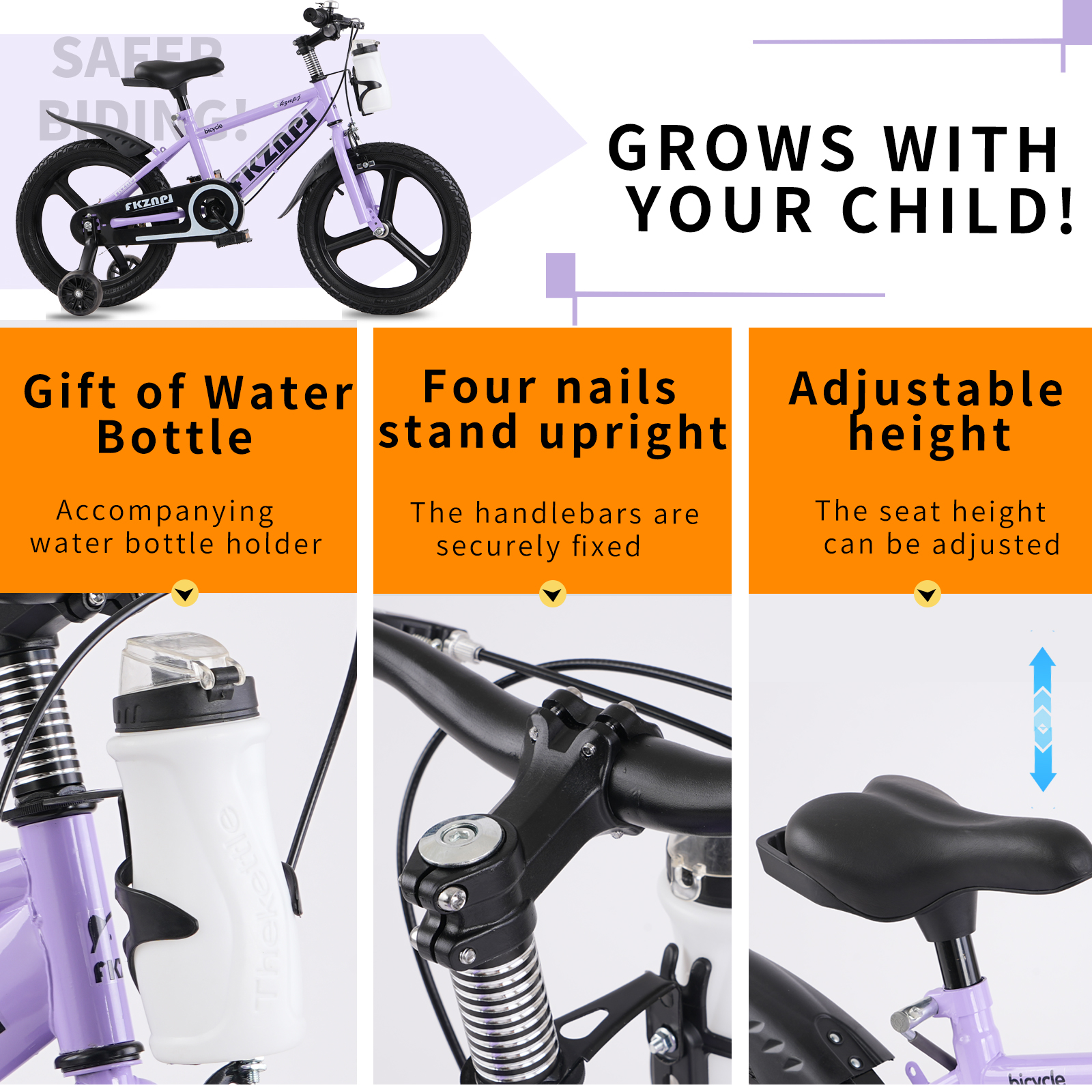 FKZNPJ 18 Inch Kids Bike