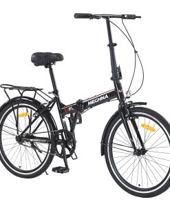 24 Inch Folding Bike for Adults with Fenders