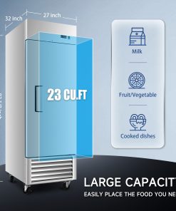 Orikool 27" True Commercial Upright Freezer