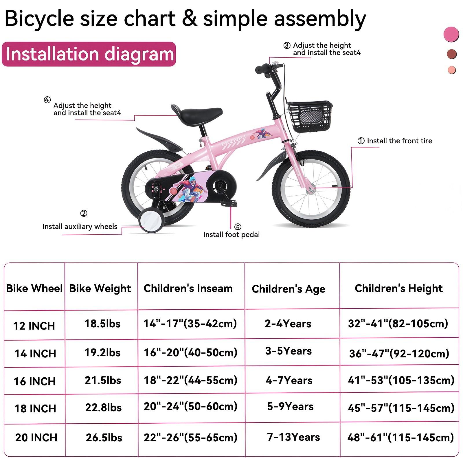 FKZNPJ 18 Inch Sporty Kids Bike