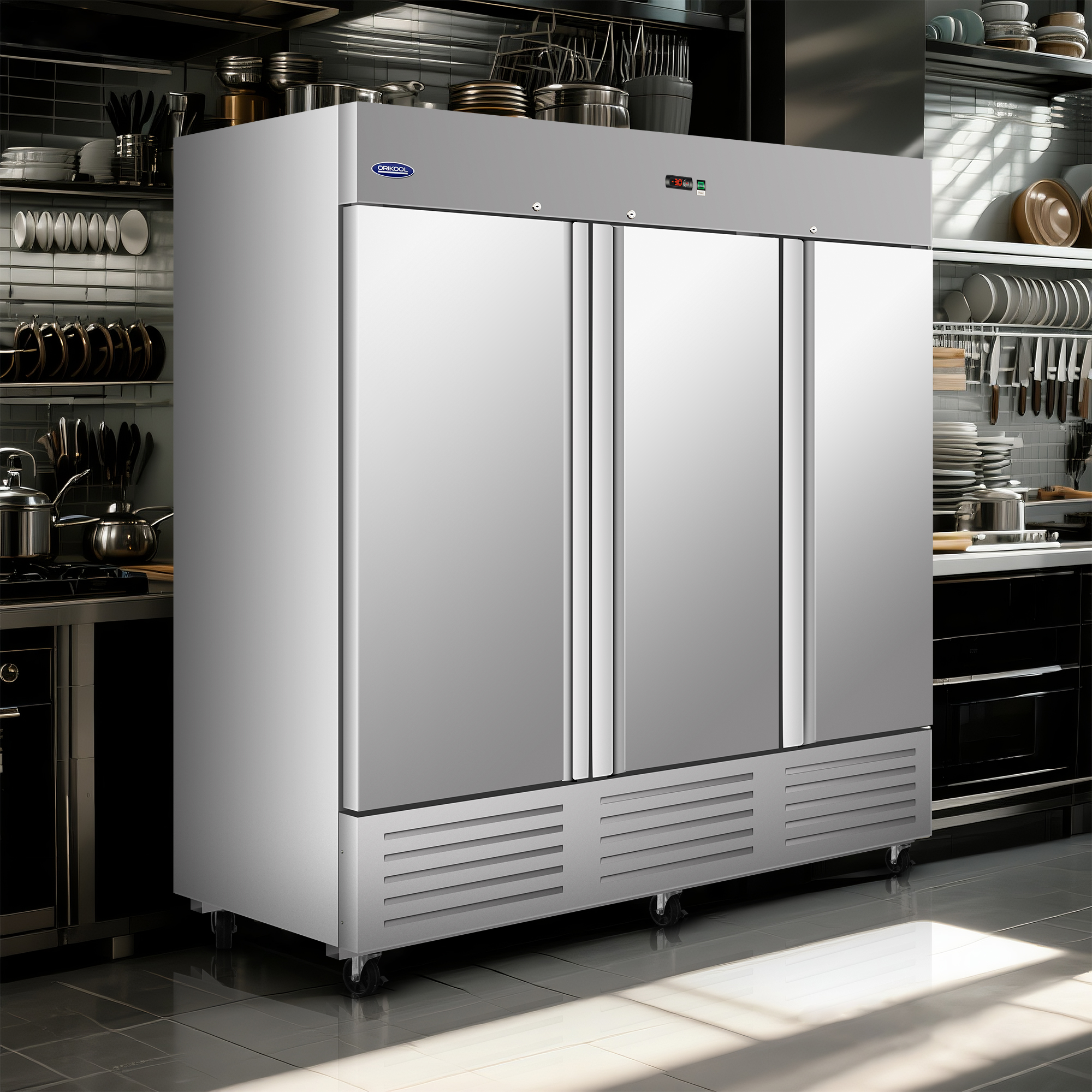 Orikool 81" Commercial Reach-In Freezers
