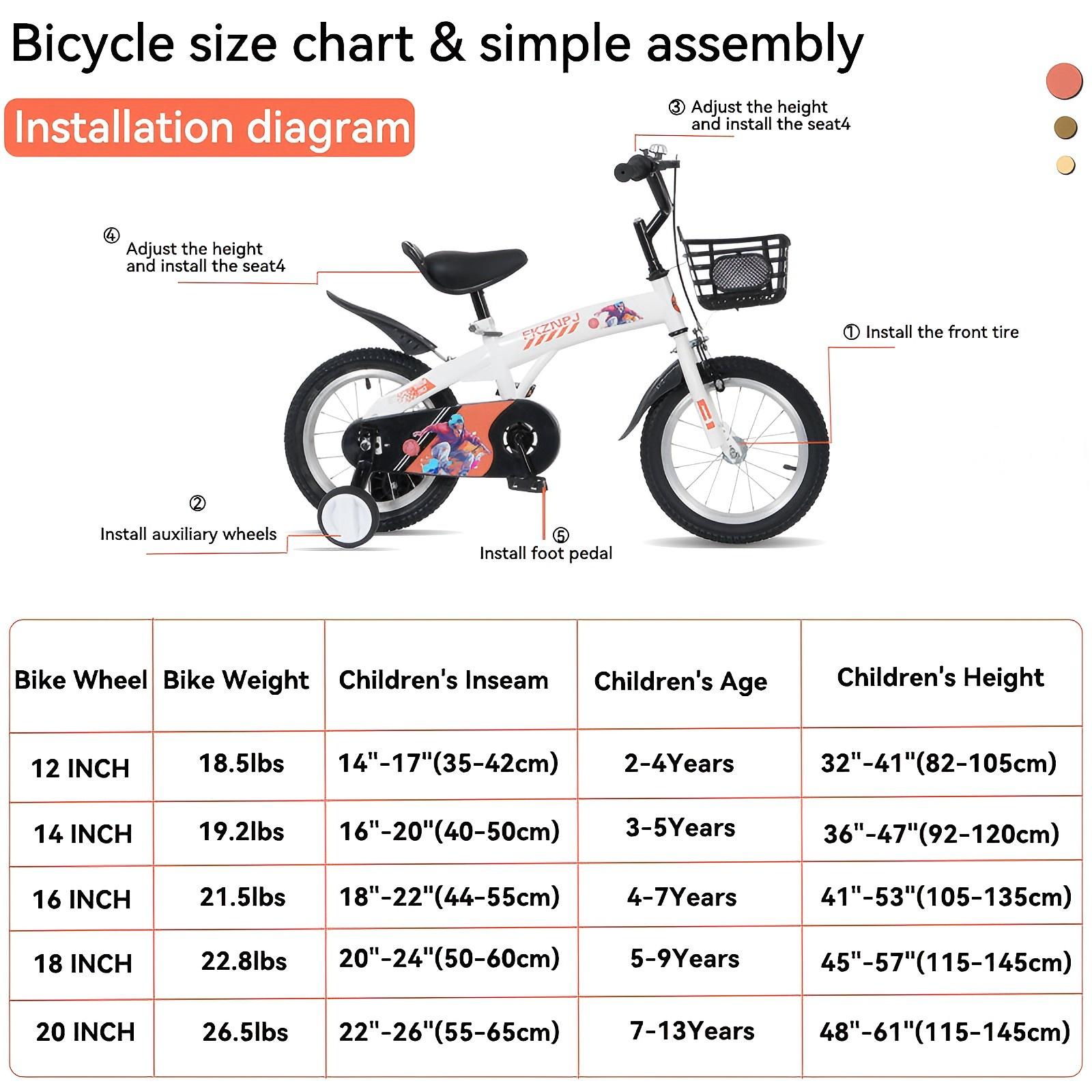 FKZNPJ 18 Inch Sporty Kids Bike