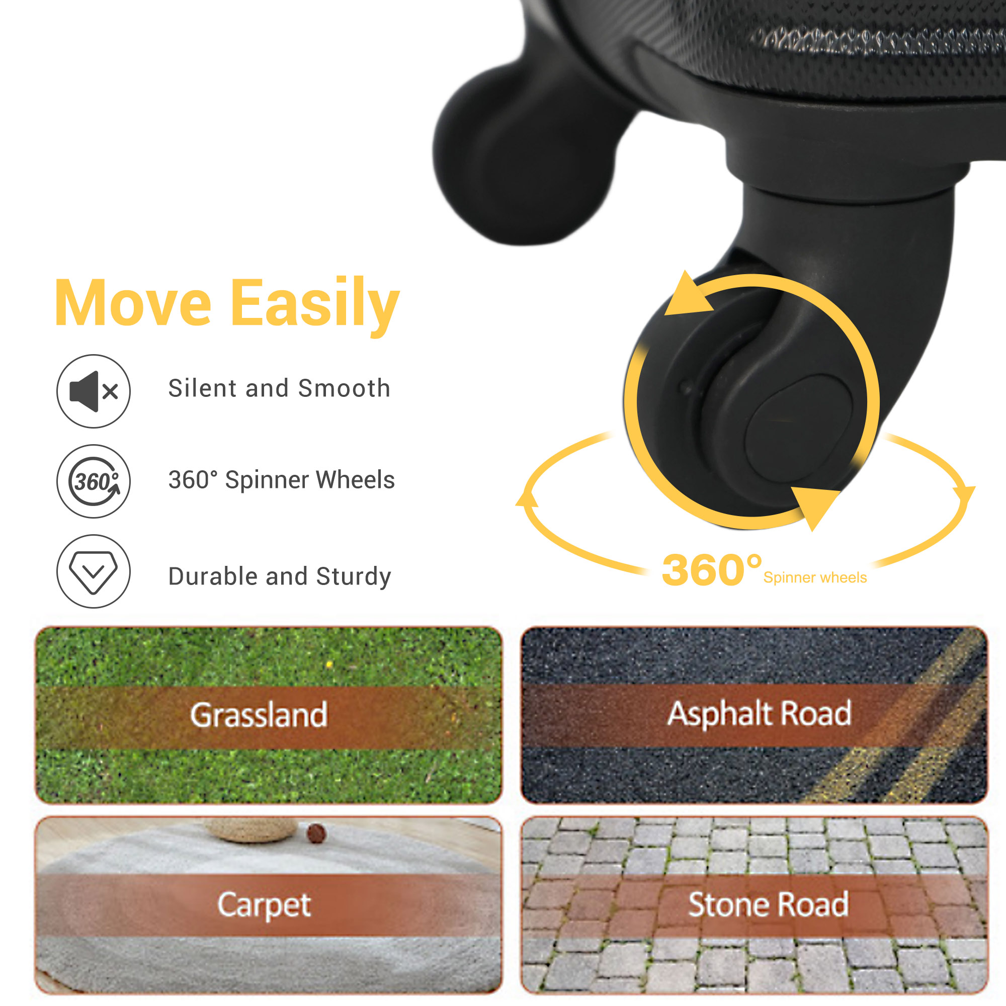 ABS 7-Piece Luggage Set