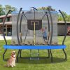 10FT Trampoline with Basketball Hoop, Enclosure net and Ladder