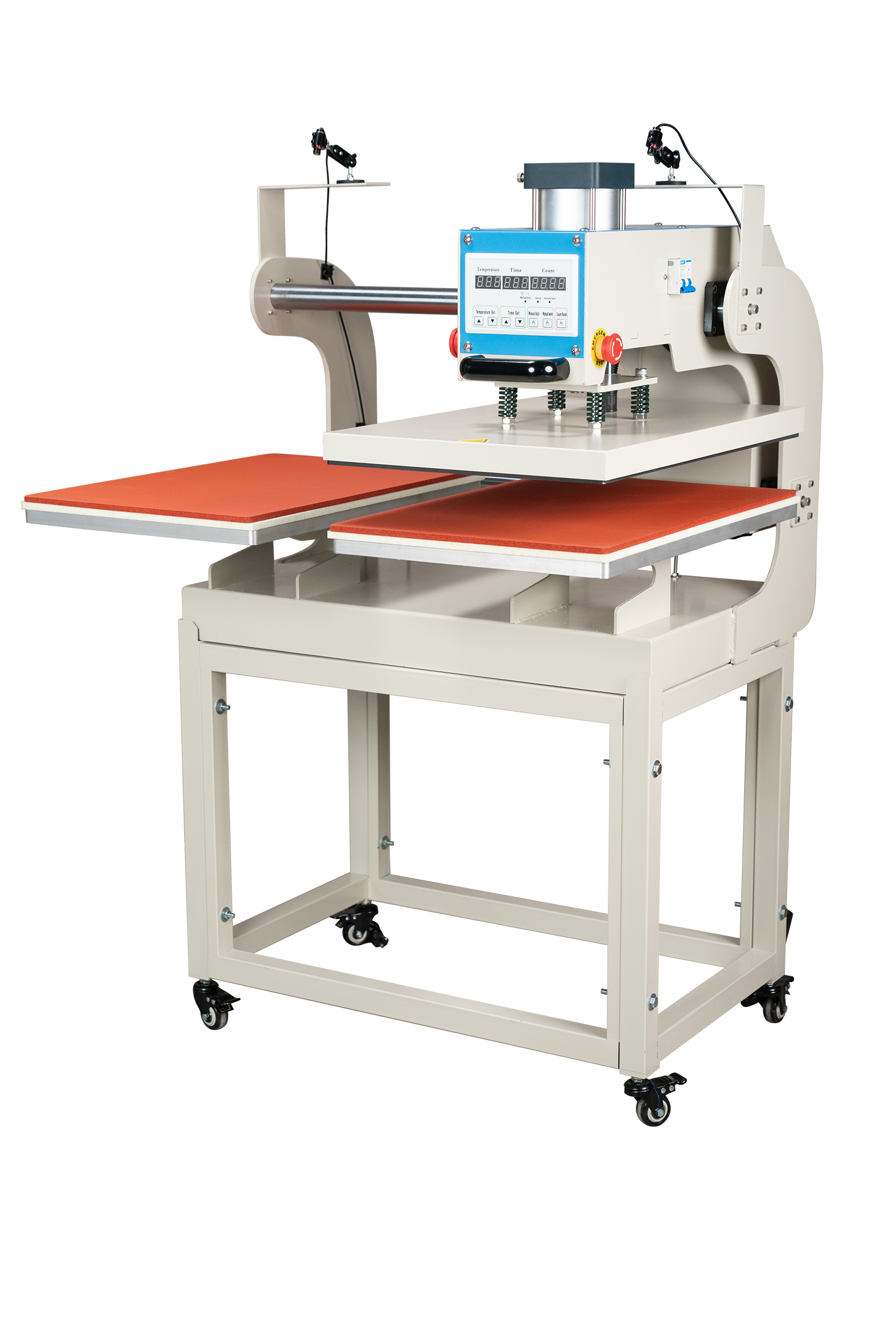 16x24 Pneumatic Up Sliding Dual Platen Heat Press Machine