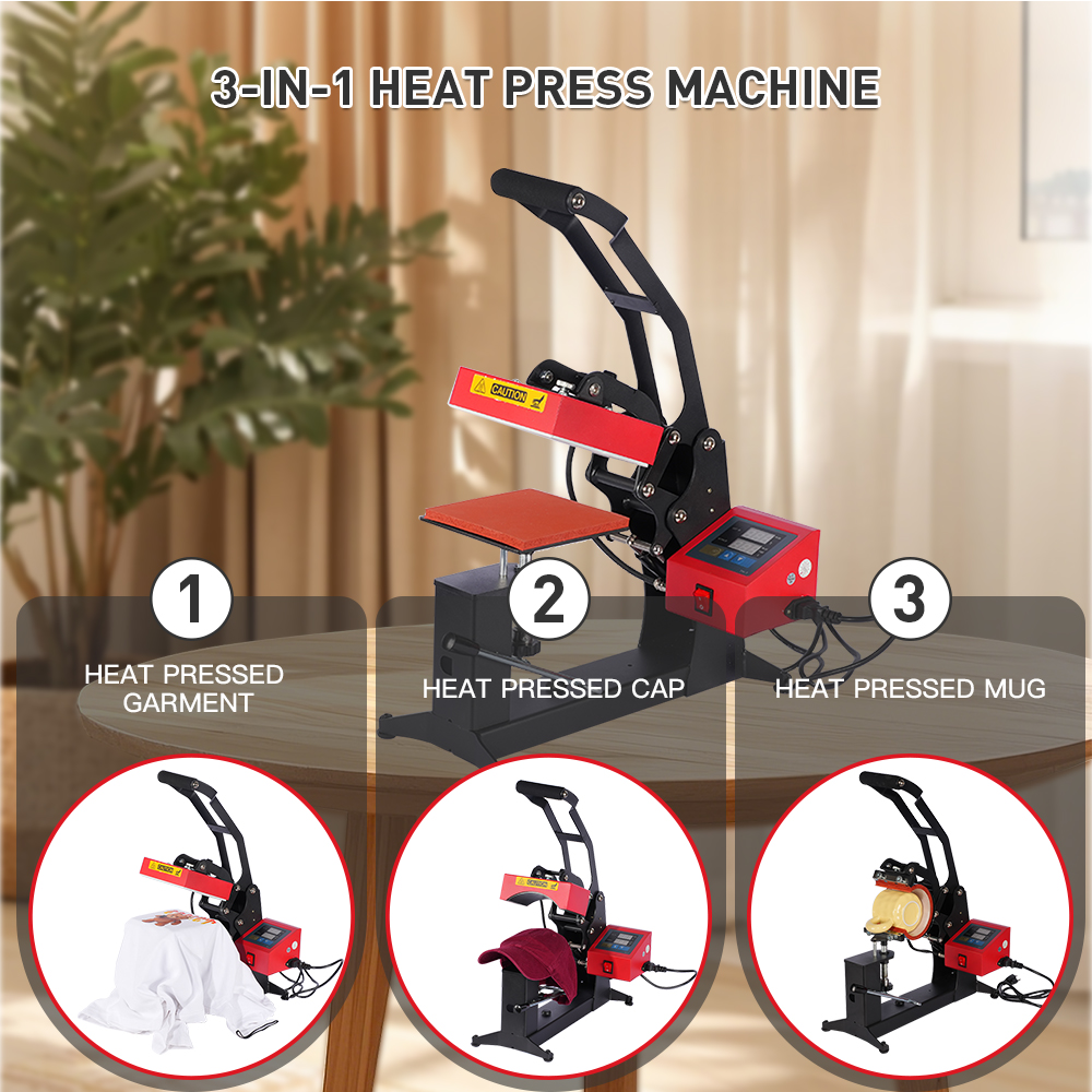 3 in 1 Combo Heat Press Machine