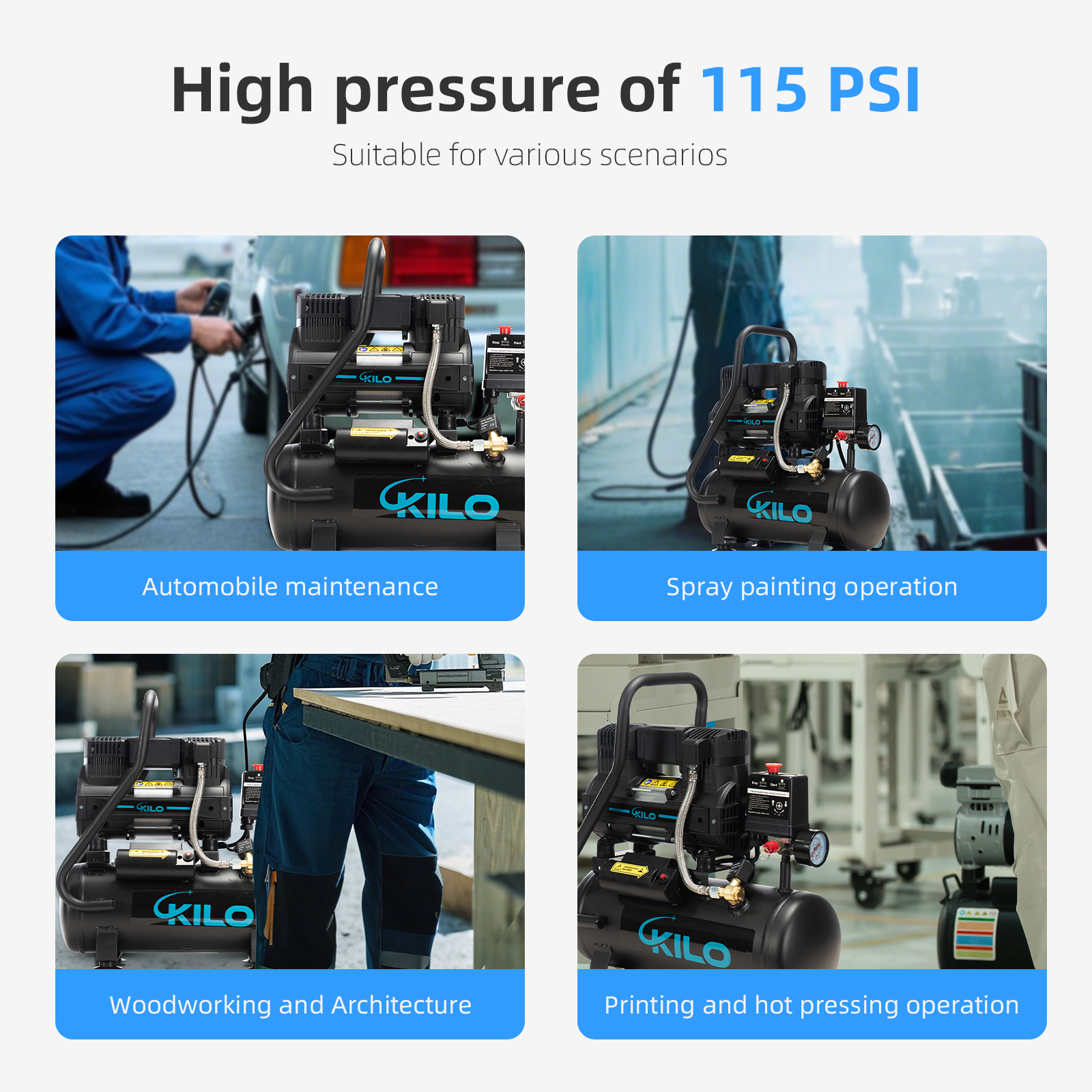 2 Gallon Oil Free Air Compressor