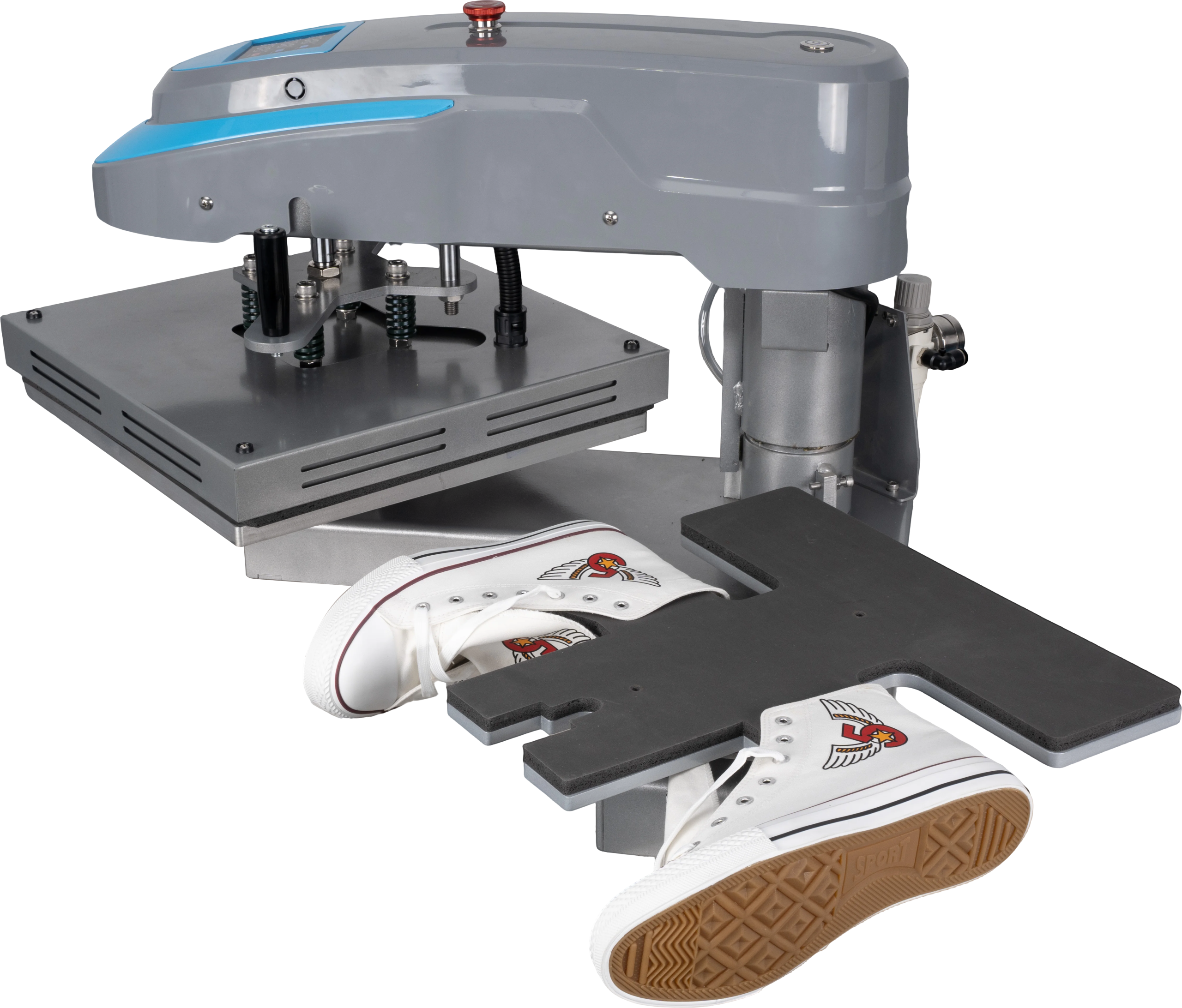 Pneumatic Dual Platen Swing Head Heat Press Machine