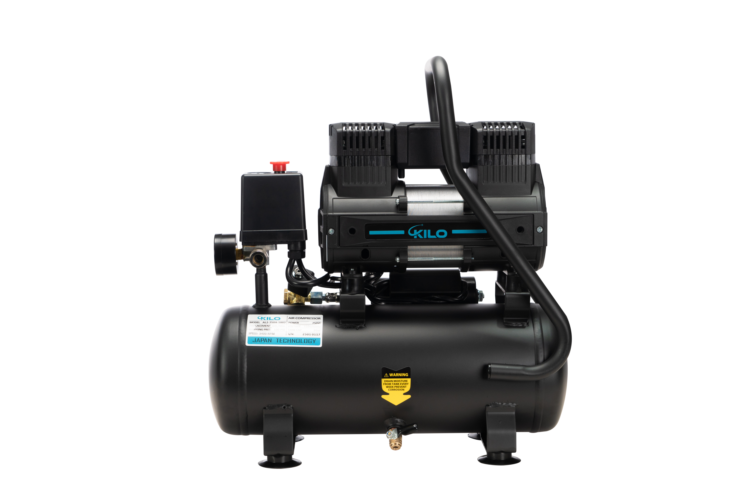 2 Gallon Oil Free Air Compressor