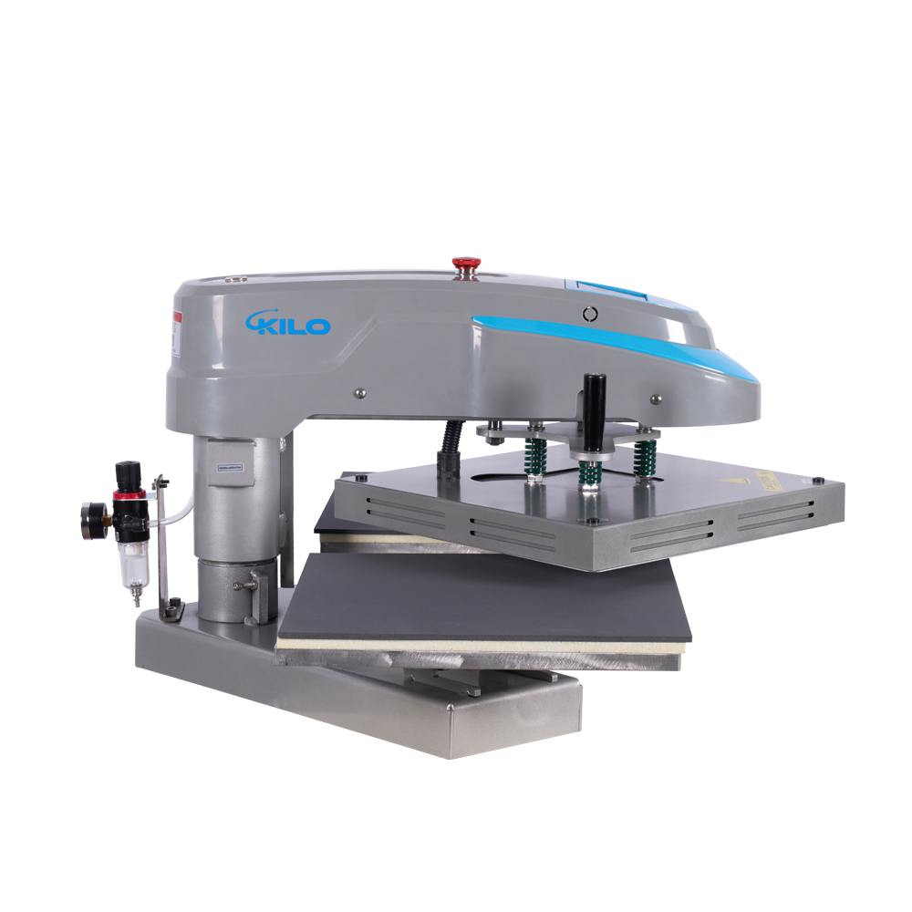 KILO Pneumatic Dual Platen Swing Head Heat Press Machine