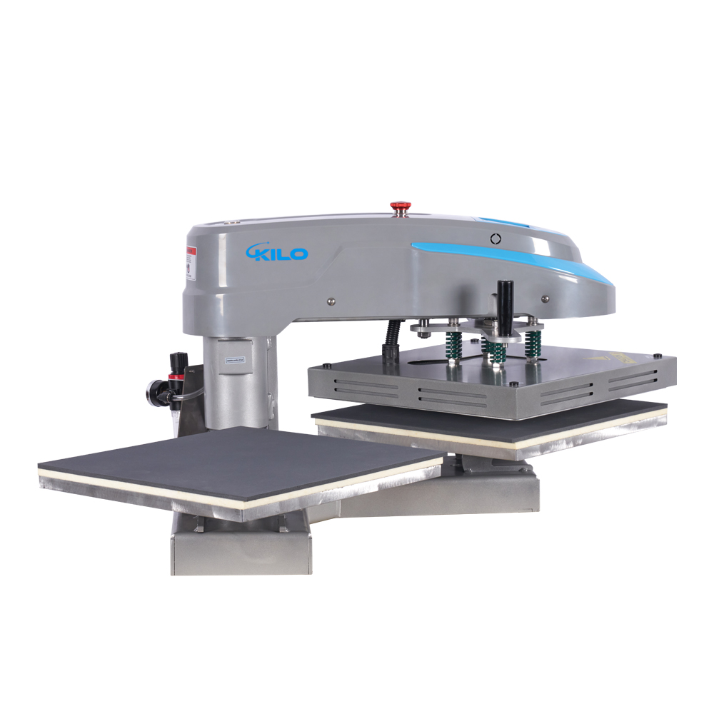 KILO Pneumatic Dual Platen Swing Head Heat Press Machine